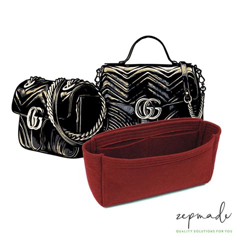 organizer for gucci marmont|Bag Organizers and Purse Inserts For Gucci .